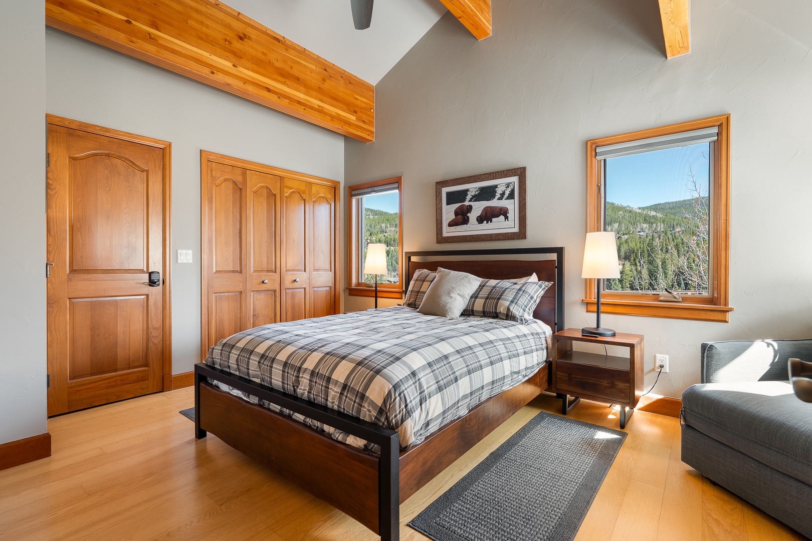 High ceilings and windows galore in every bedroom upstairs