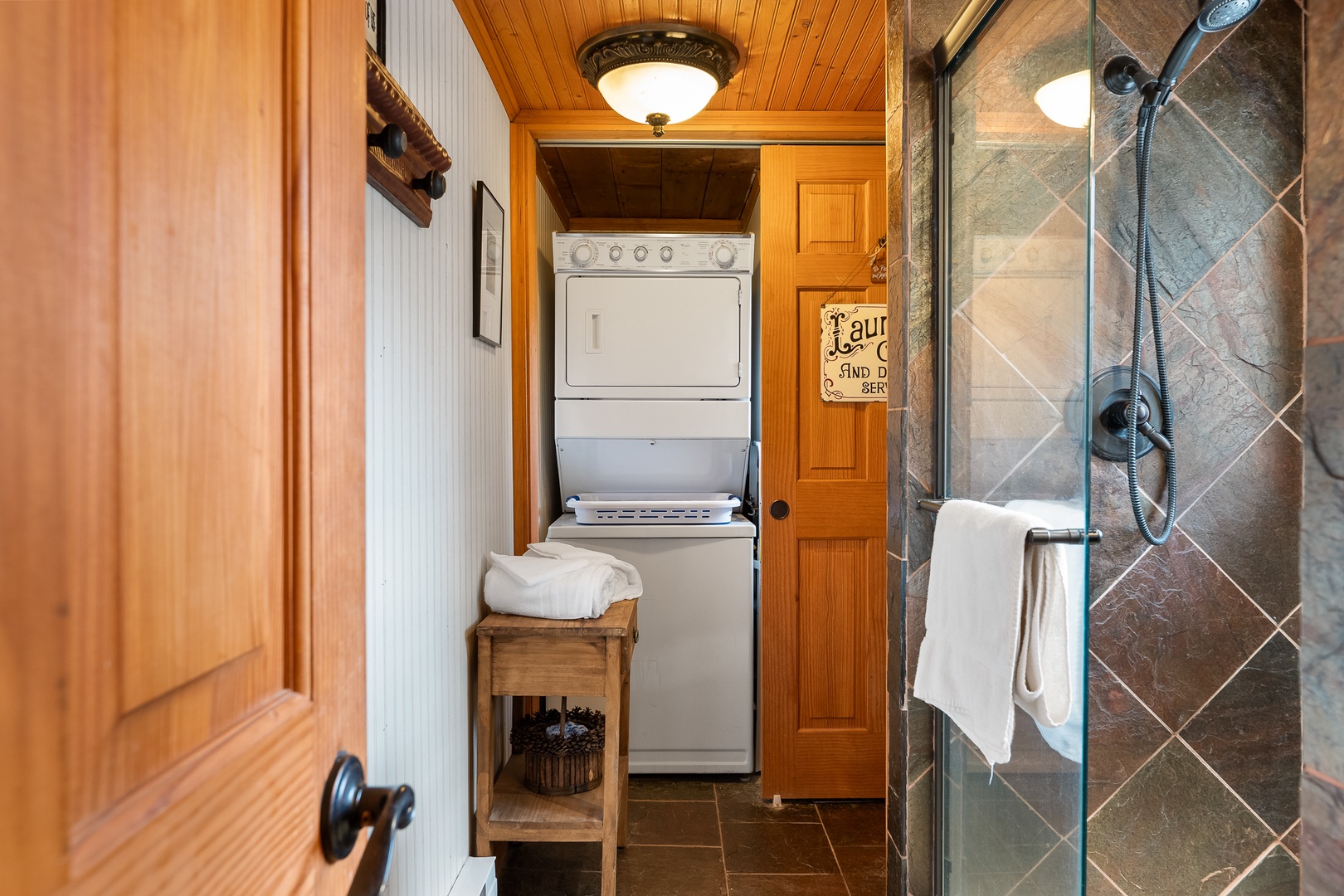 Private in house laundry