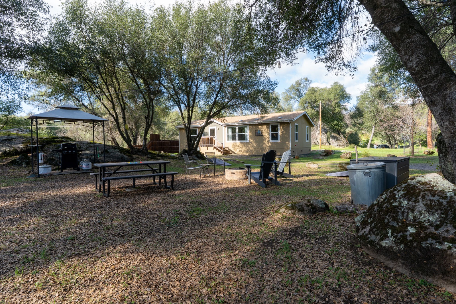 Enjoy the outdoors in your private retreat.