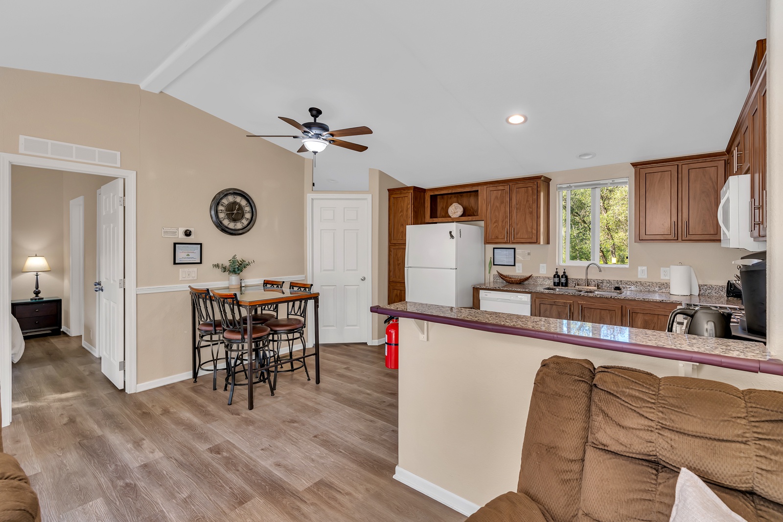 Open kitchen flows into your dining and living space, perfect for gathering with friends and creating memorable vacation moments together.