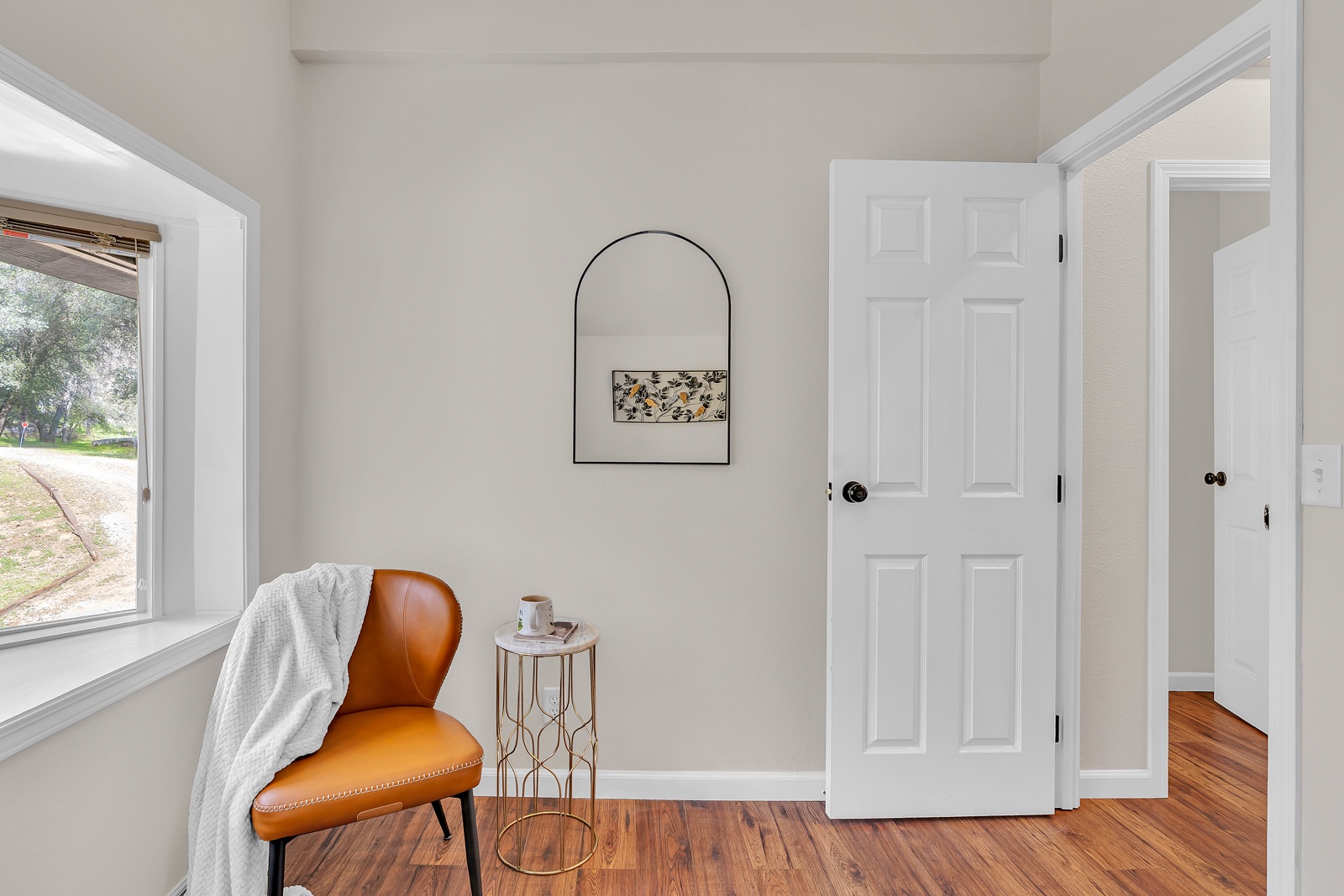 Settle into your cozy reading nook while enjoying views of nature through your bay window.