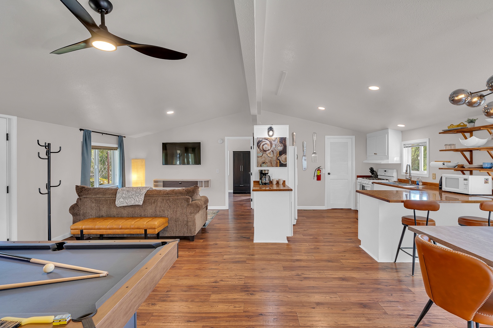 Step into your open-concept haven, perfect for memorable gatherings.