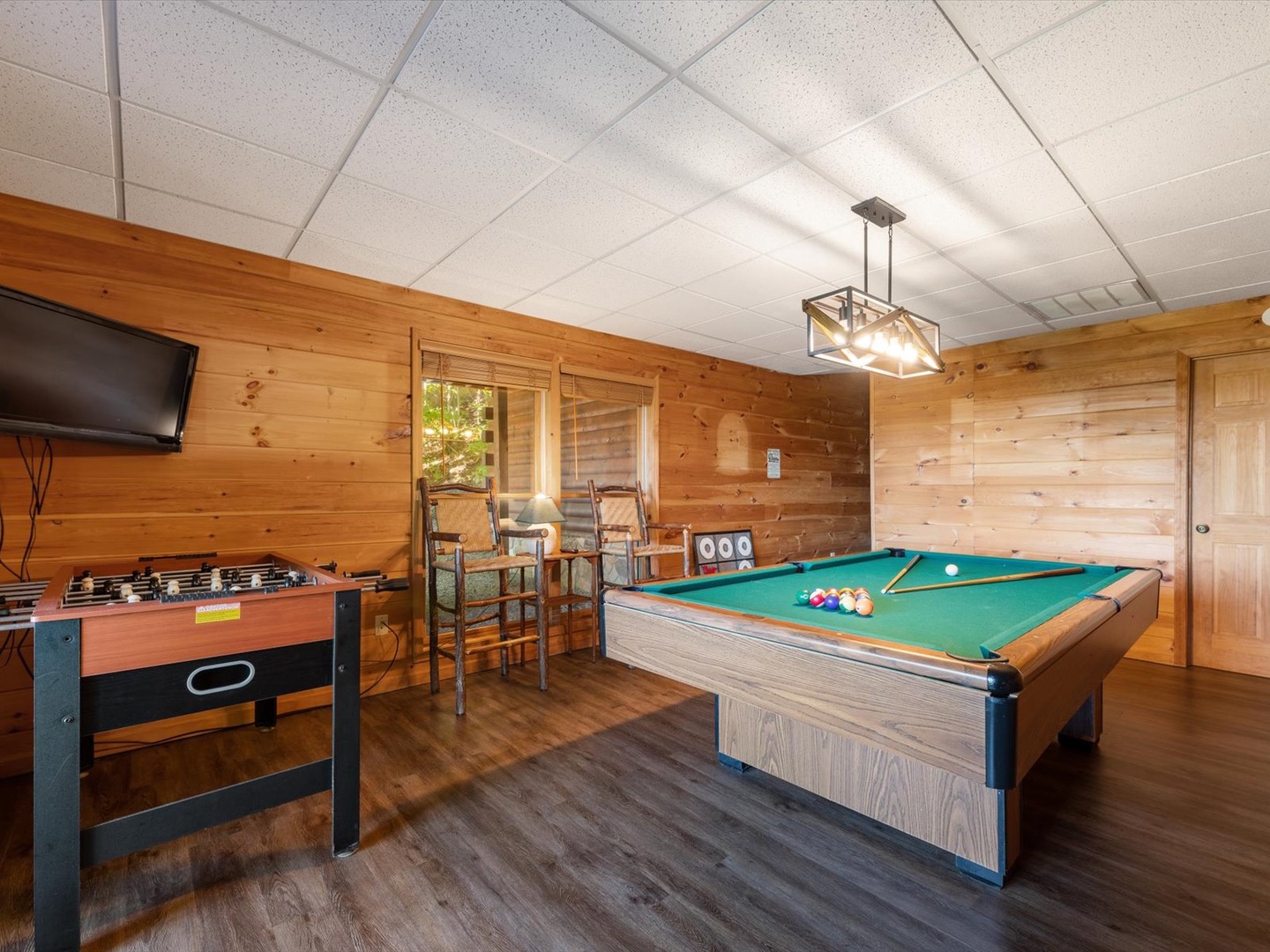 Bear Necessities- Lower level game room