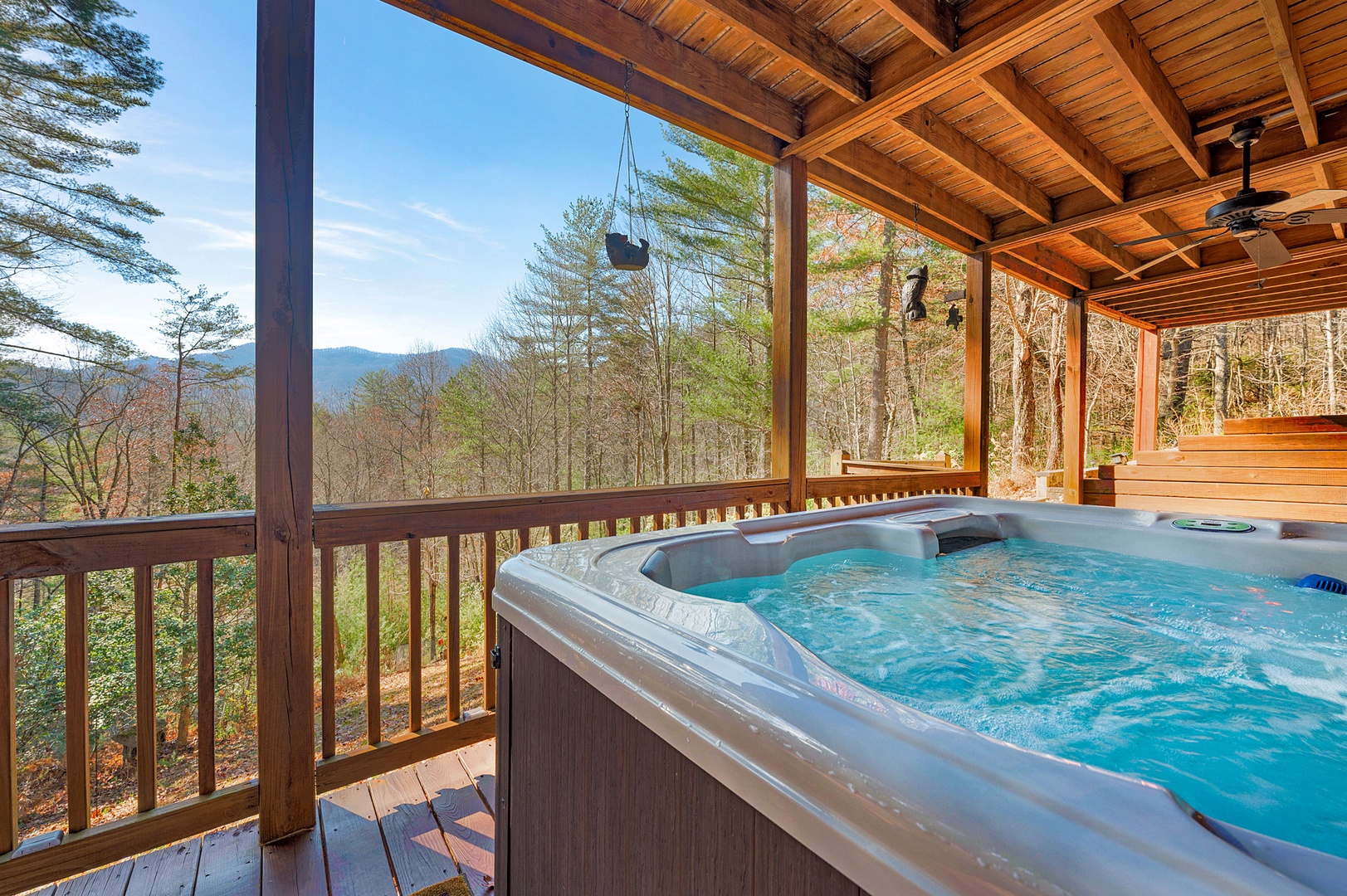 Cohutta Hideaway - View from Hot Tub