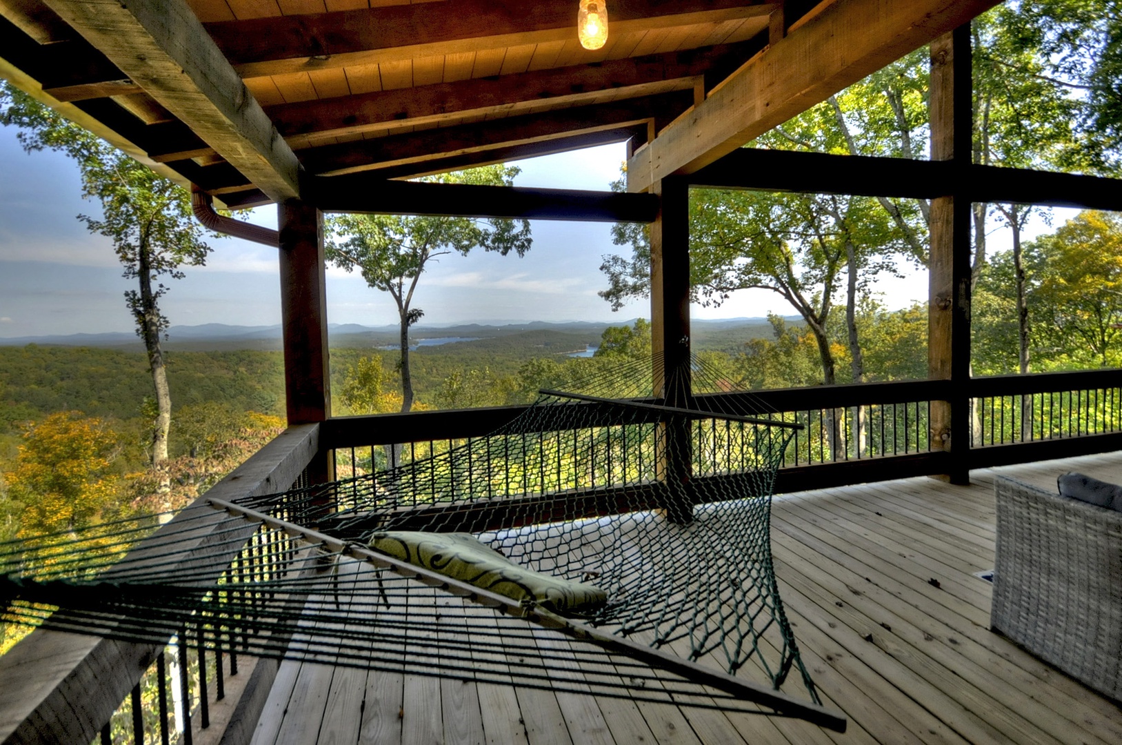 The Vue Over Blue Ridge- Hammock area with mountain views