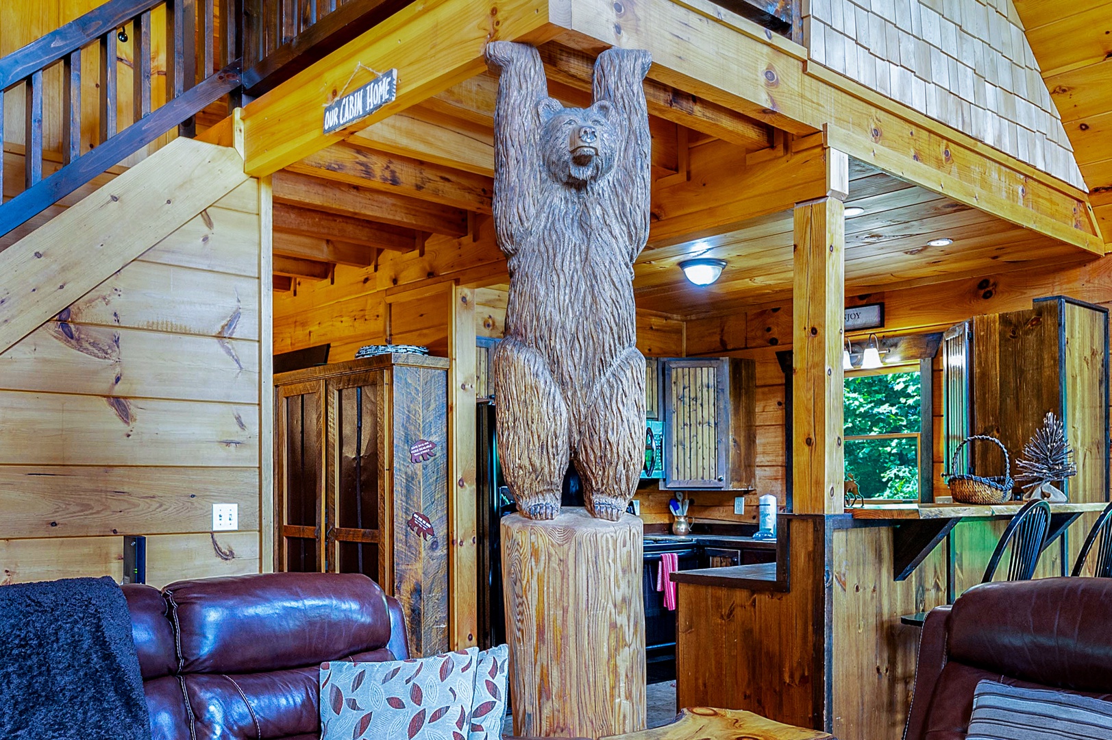 Papa Bear's Den - Entry Level Living Room