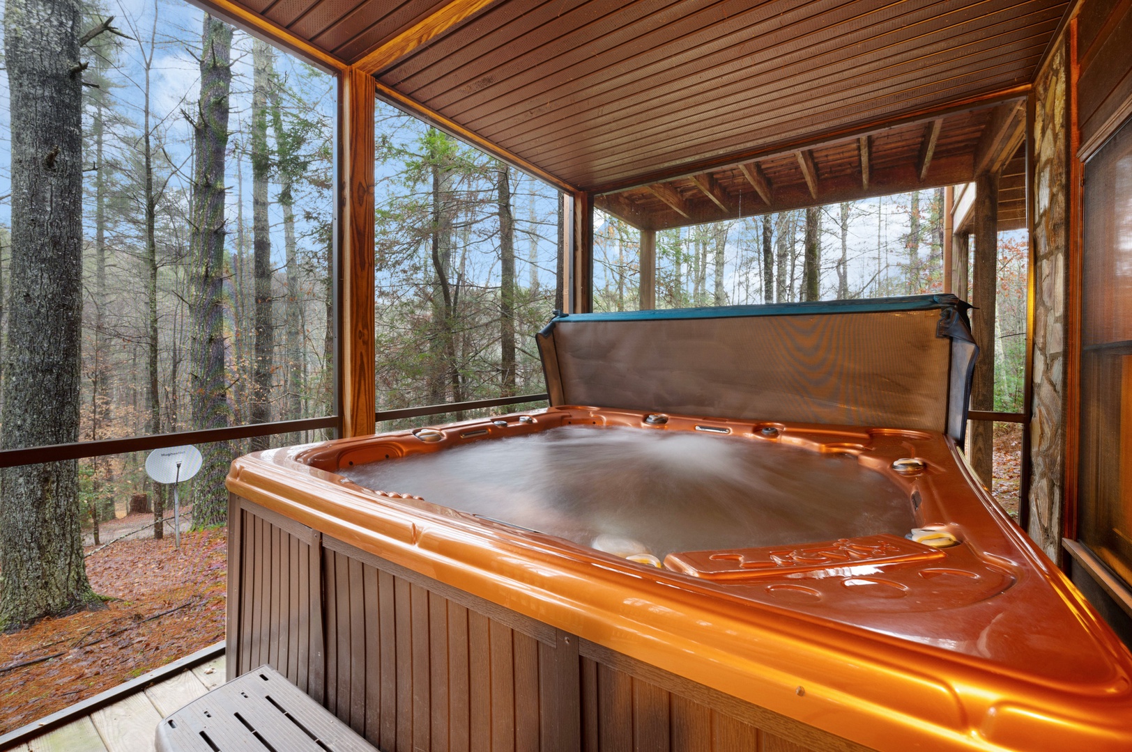Storybook Hideaway: View from Hot Tub