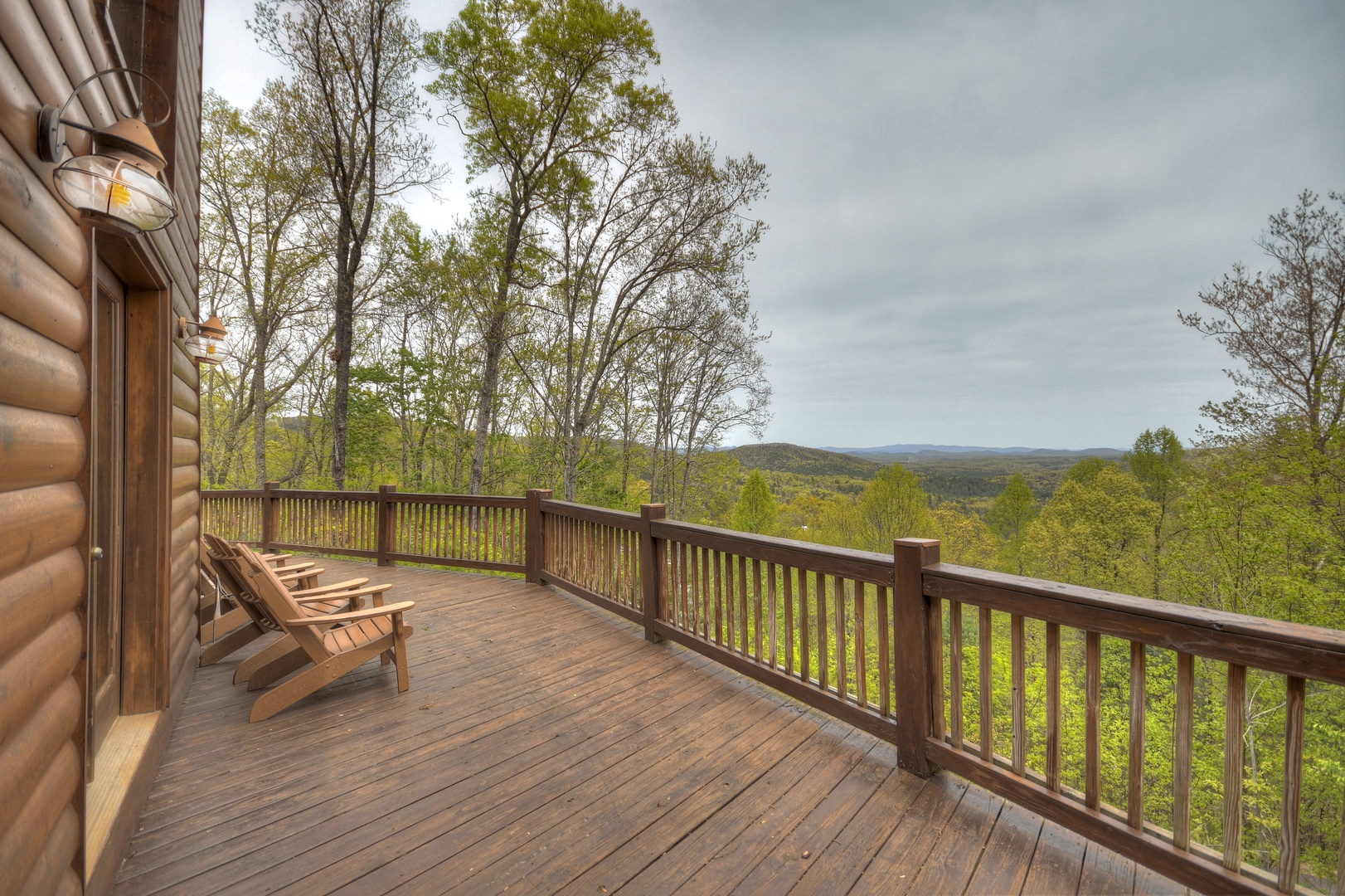 View From The Top- Side deck and view with outdoor chairs