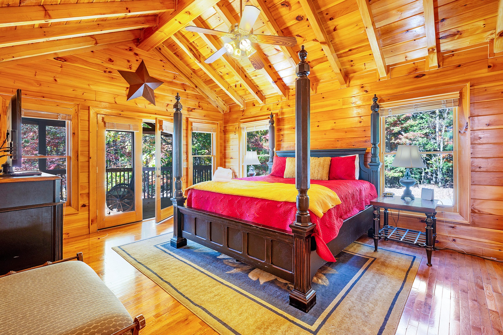 Panoramic Paradise: Upper Level Master Bedroom