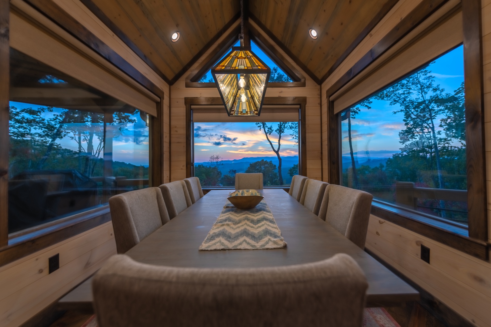Highland Escape- Dining Table Overlooking Mountain views
