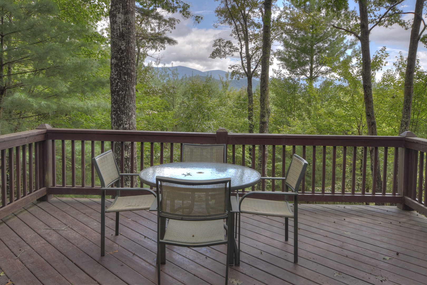 Bear Paw - Outdoor Dining Table with Mountain Views