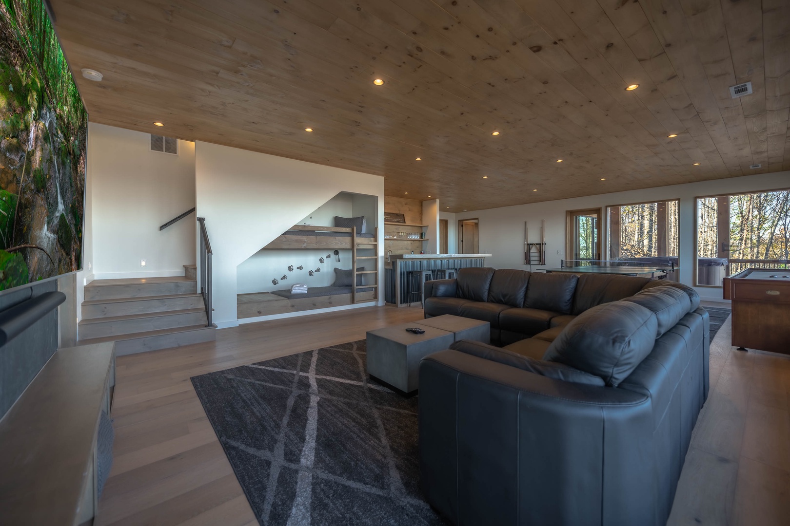 Capstone- Lower level living room