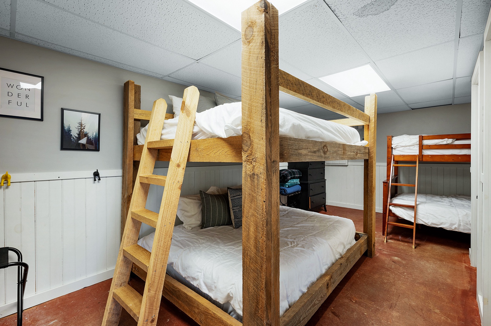 Above It All - Lower Level Bunk Bedroom