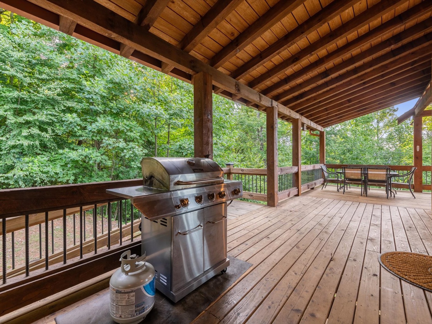Crows Nest- Lower level deck gas grill