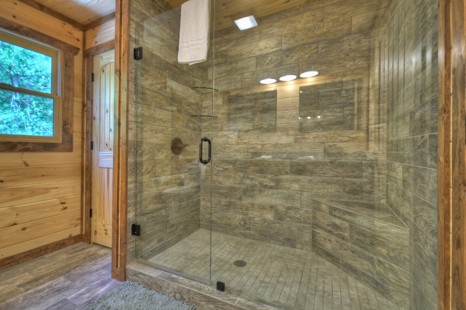 Are We There Yet- Upper level master suite walk in shower