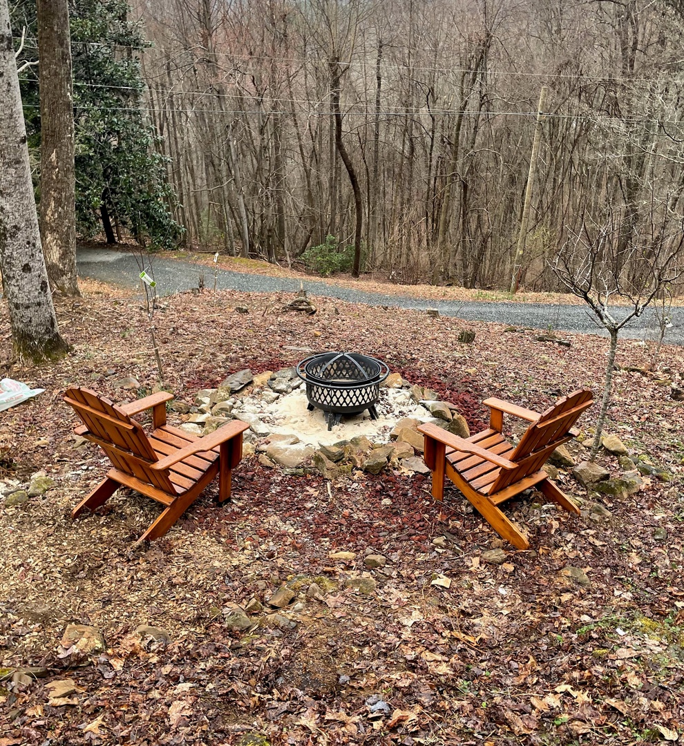 Ridgetop Pointaview- outdoor seating and firepit area
