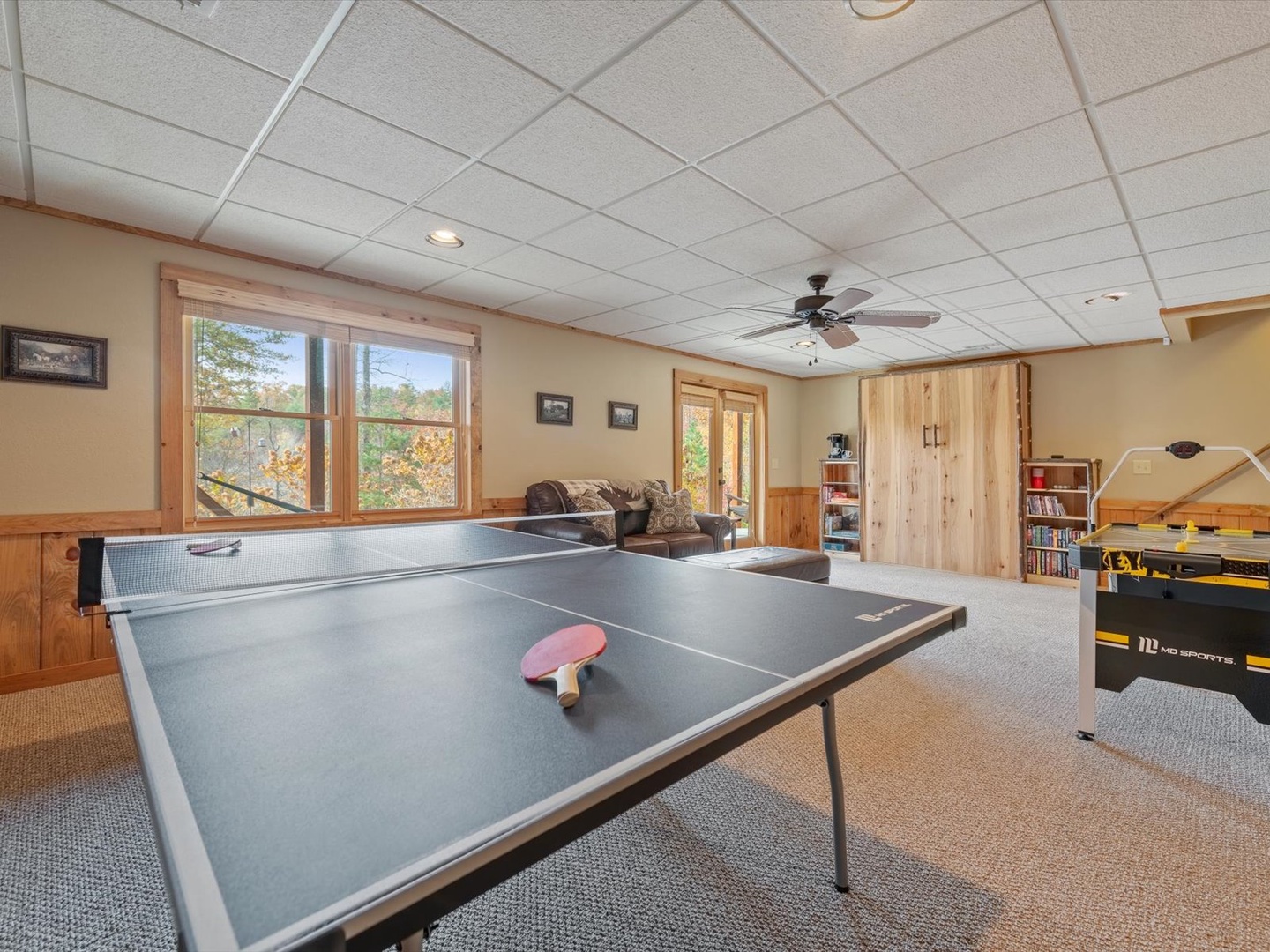 Whispering Pond Lodge -  Lower Level Ping Pong Table