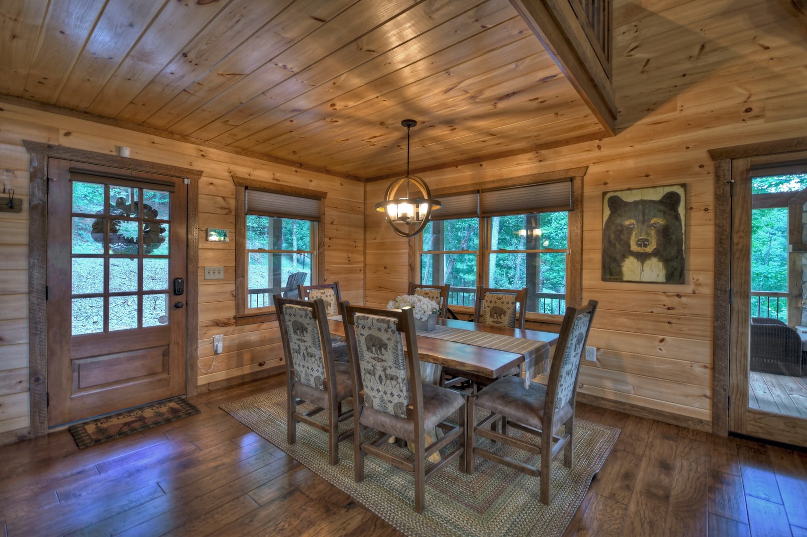 Deer Trails Cabin - Dining Table with Seating for Six