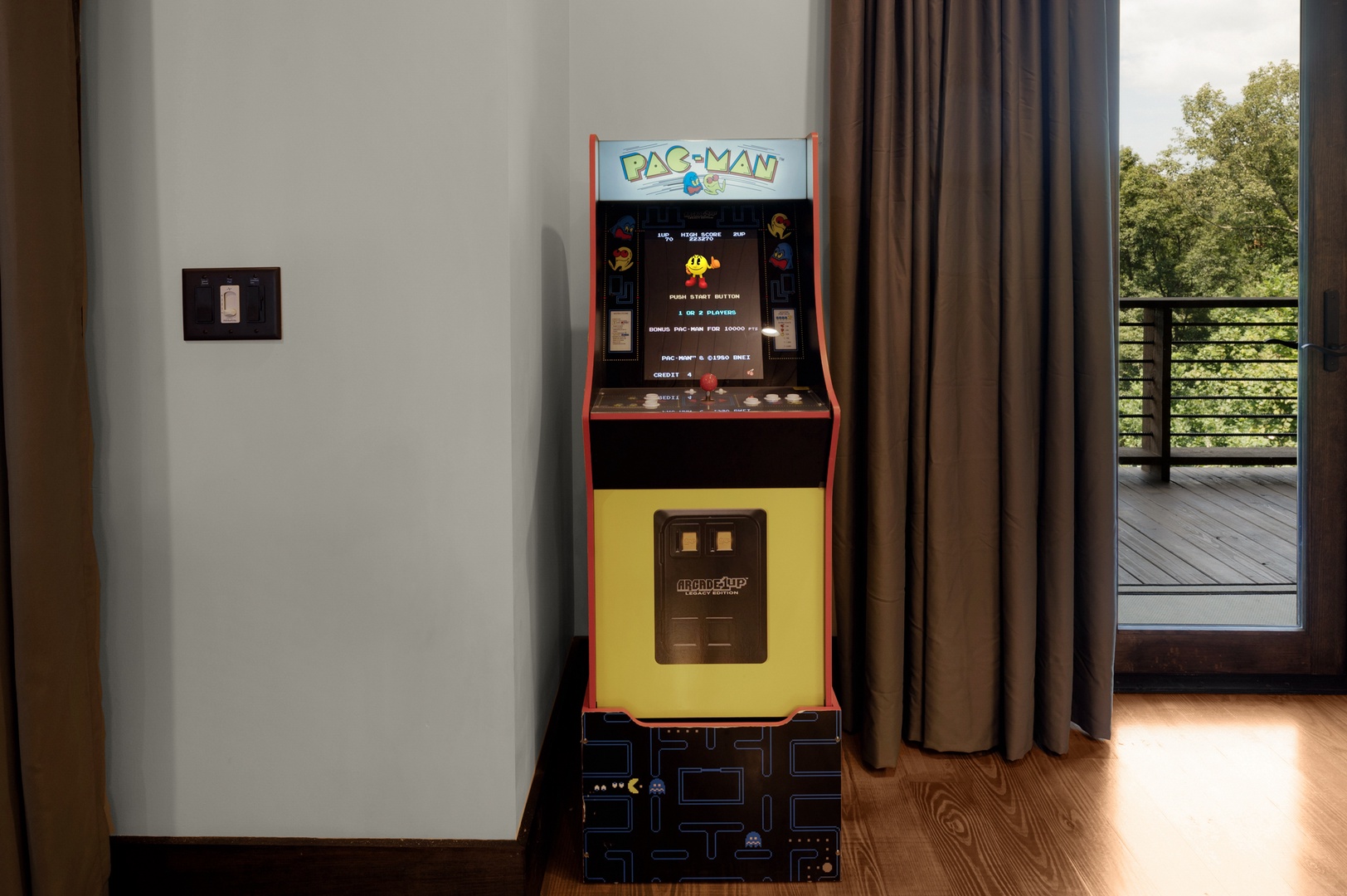The Sanctuary: Lower Level Entertainment Room's Pacman