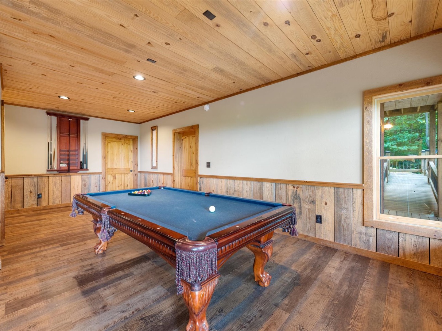 Crows Nest- Lower level pool table