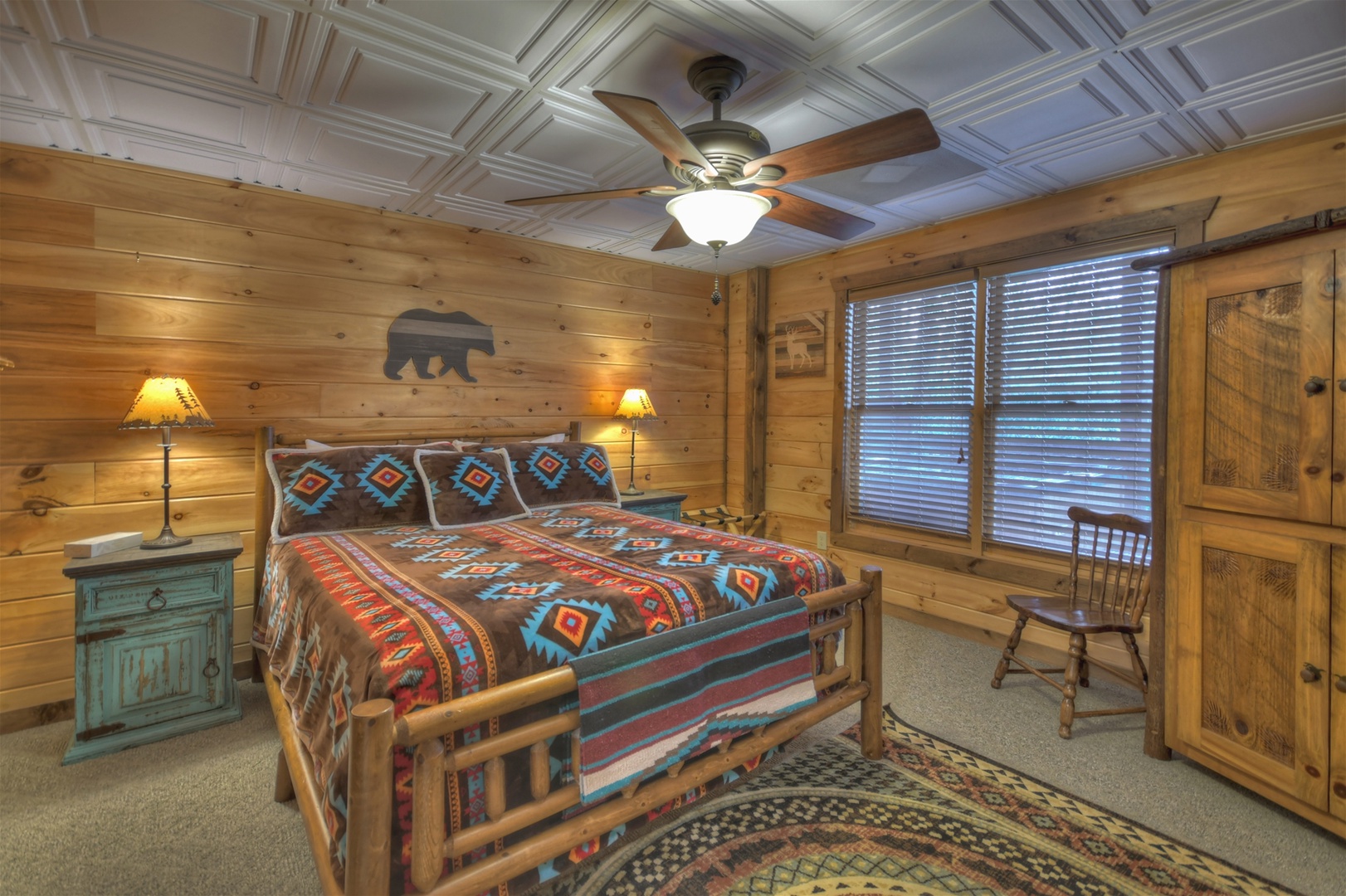 Feather Ridge: Lower-level Guest Bedroom