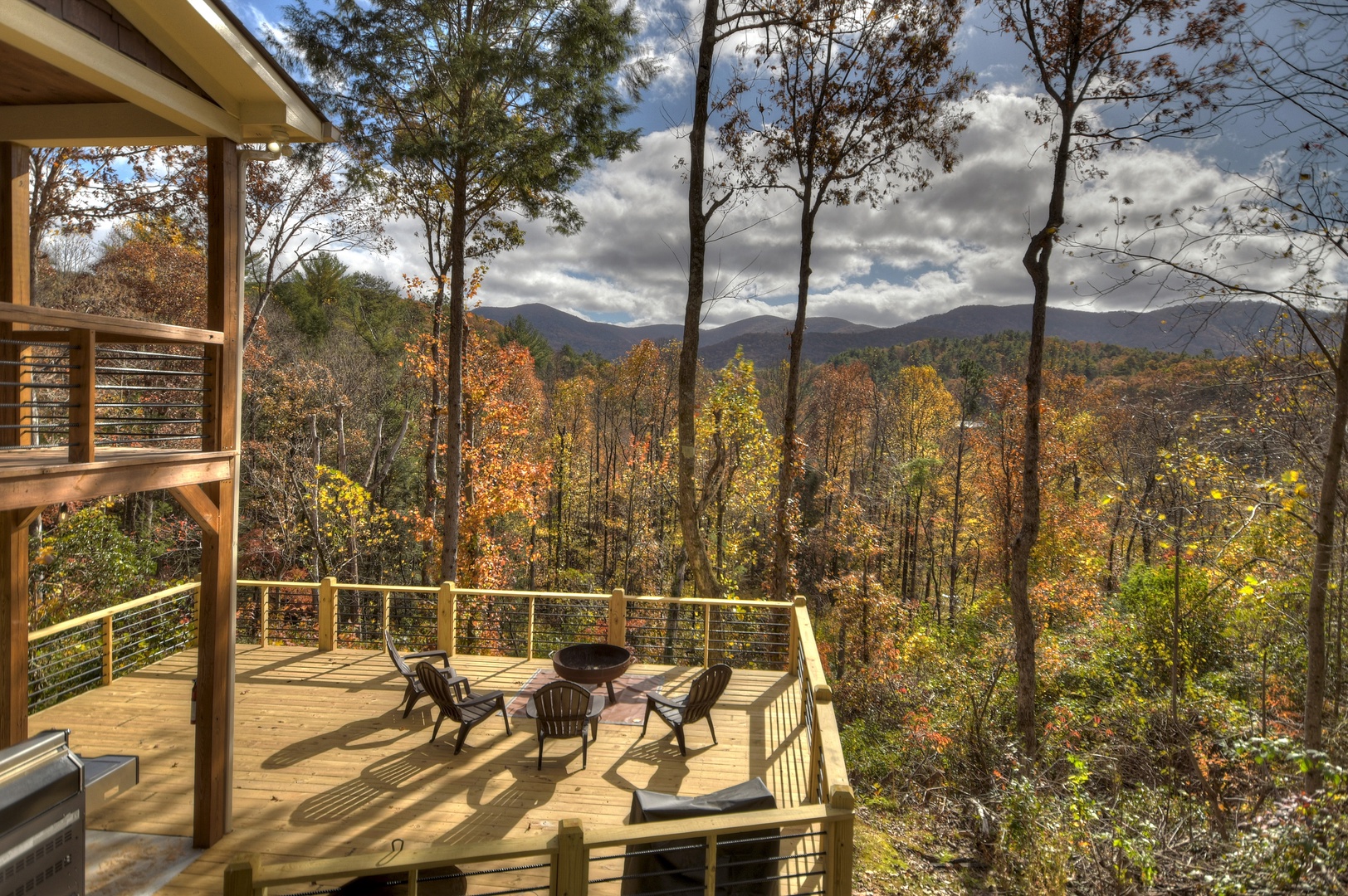 Serenity Now - Deck with Forest and Mountain Views