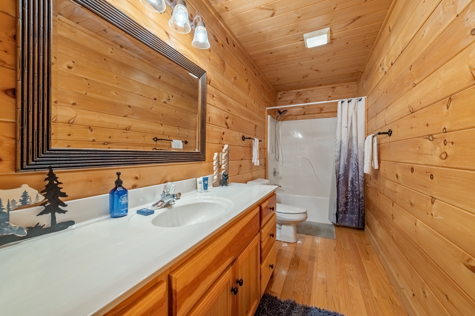 Sunset in the Mountains - Entry Level Shared Bathroom