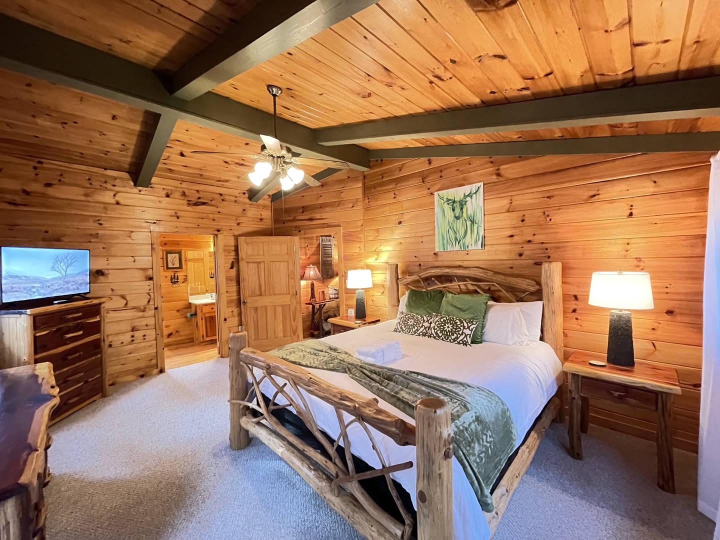 Bear Creek:  Upper Level Master Bedroom