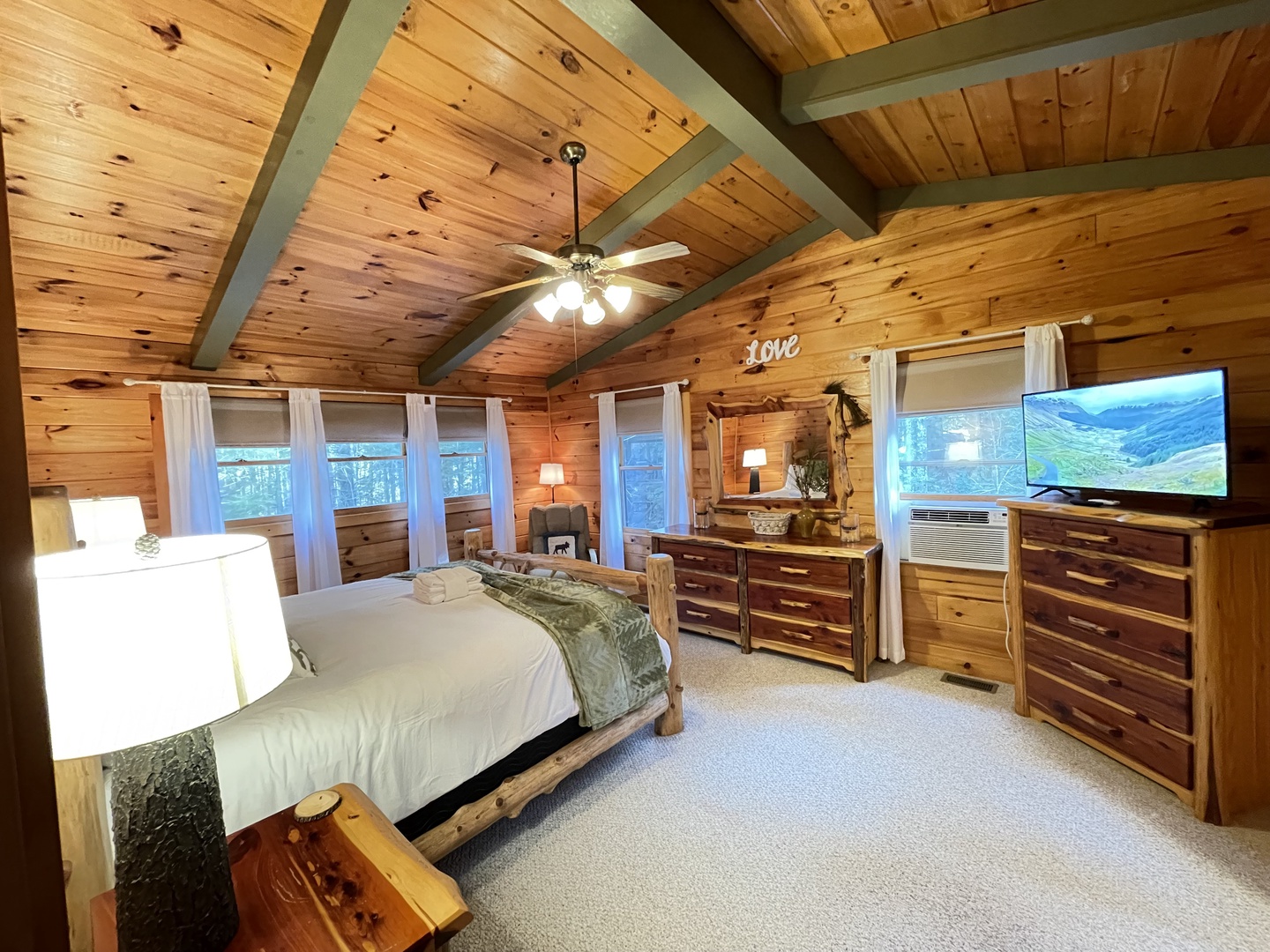 Bear Creek:  Upper Level Master Bedroom