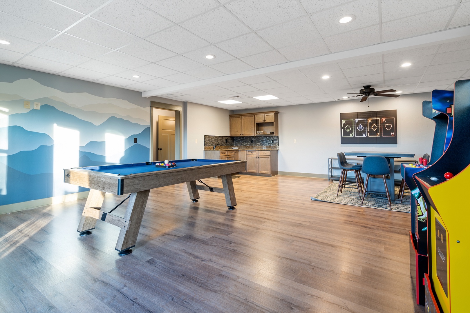 The Orchard - Lower Level Game Room Pool Table