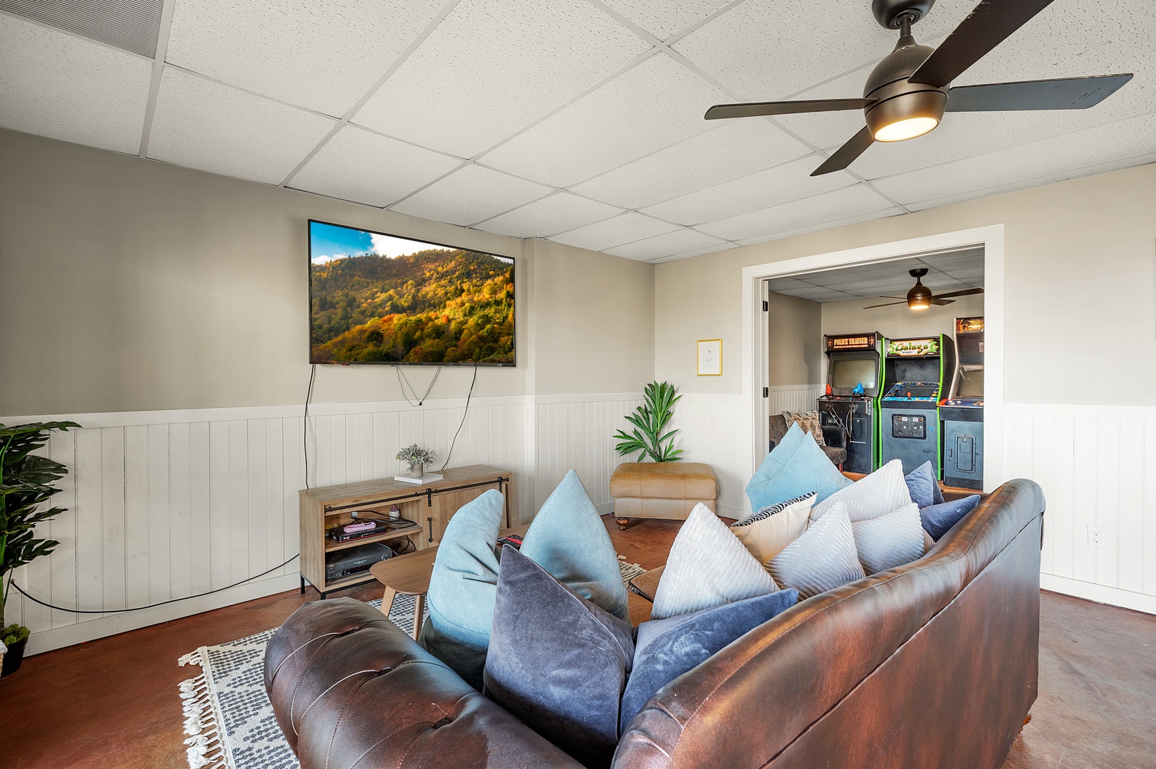 Above It All - Lower Level Entertainment Room