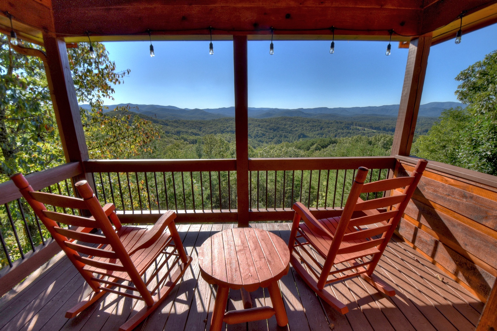 Sunrock Mountain Hideaway -  Master suite private balcony view