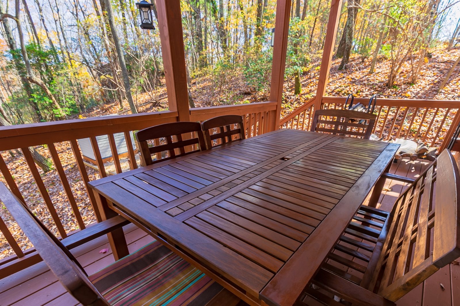 WineDown - Covered Deck Eating Area