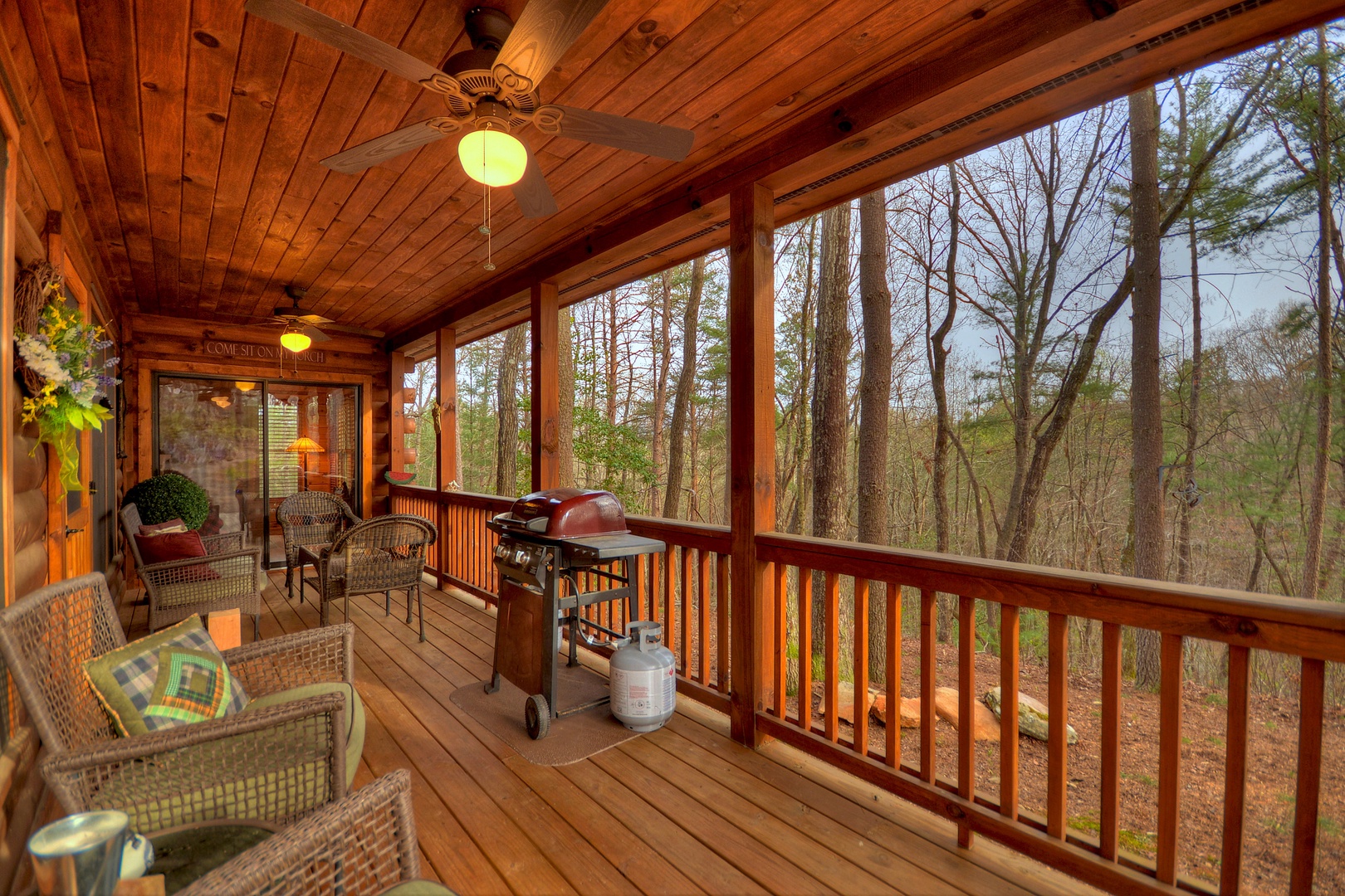 Bear Butte - Deck with Forest Views