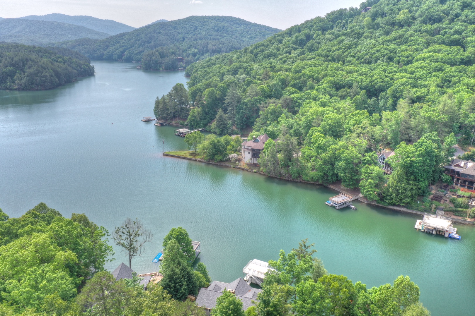 Jump Right In - Aerial view of Lake Blue Ridge