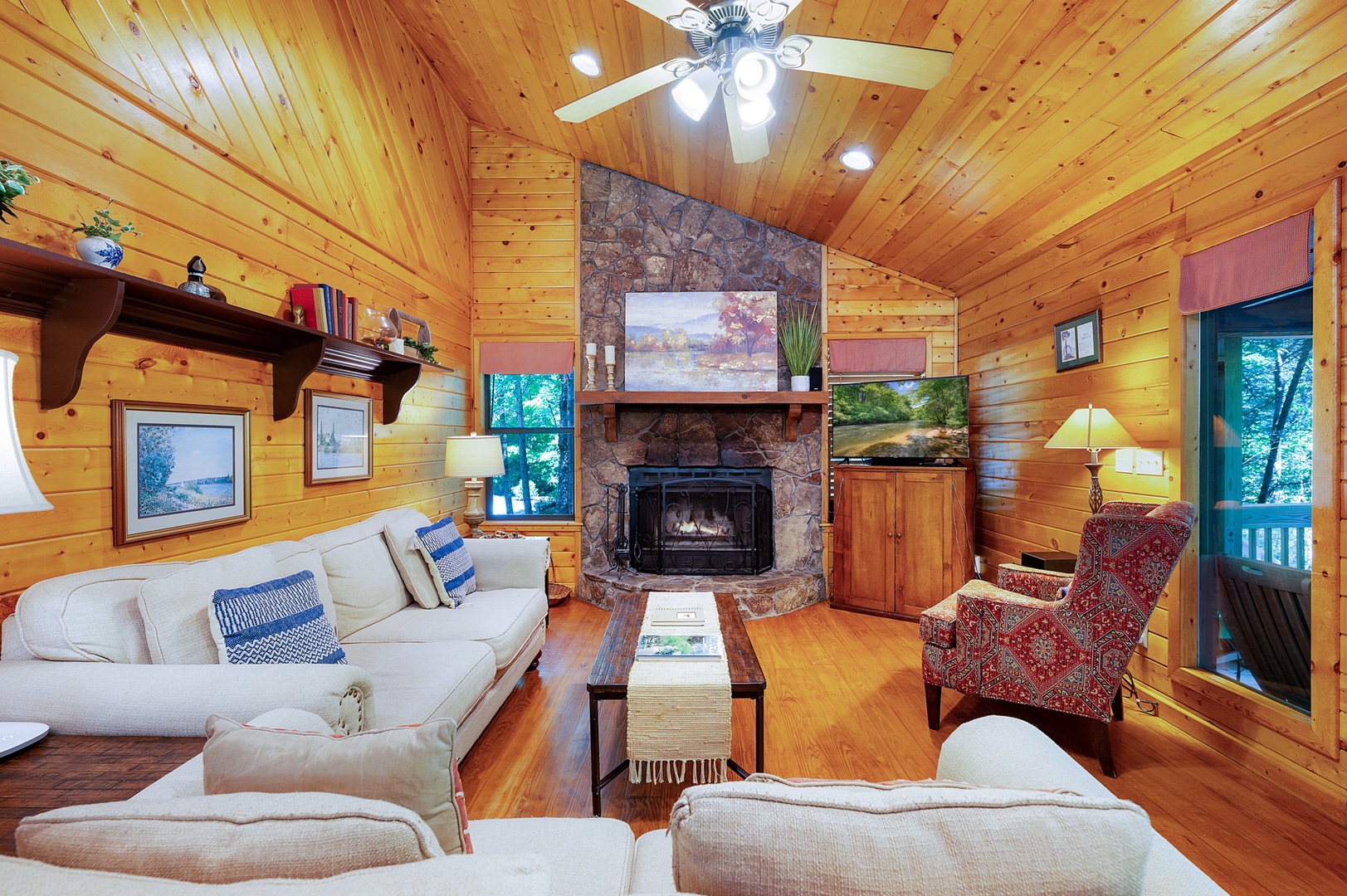 A Whitewater Retreat - Living Room