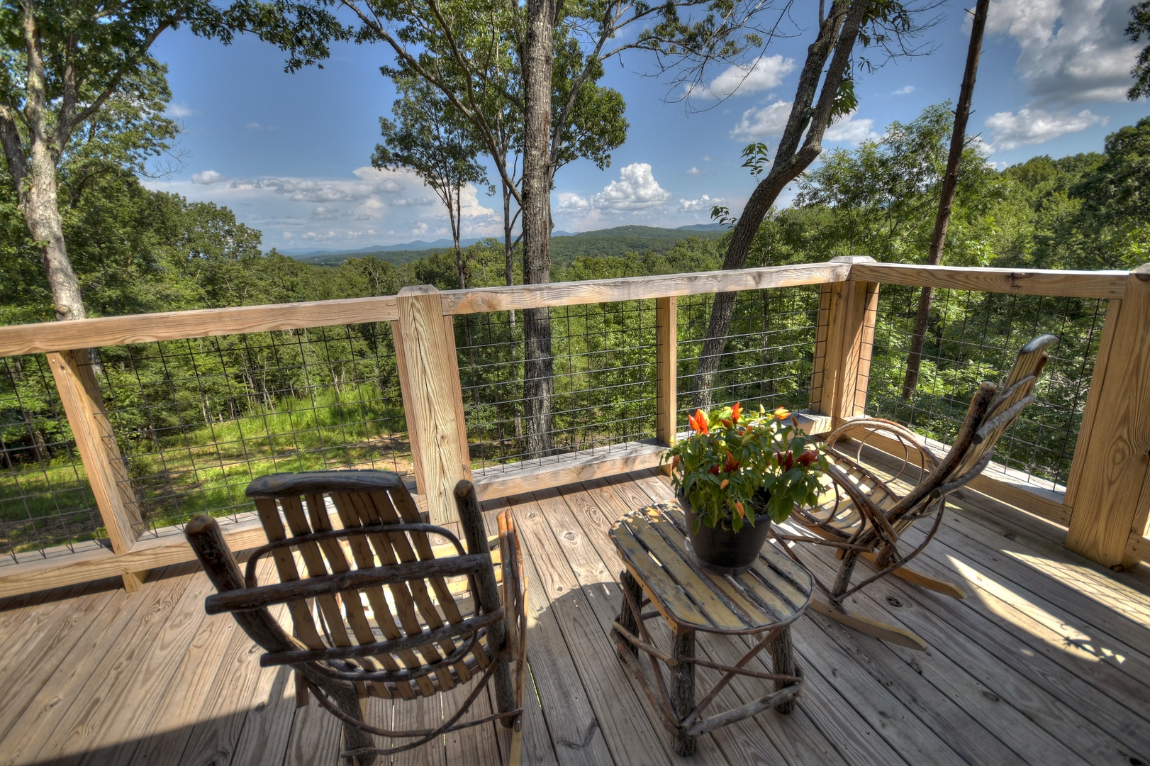 Once In A Blue Ridge: Entry Level Deck View