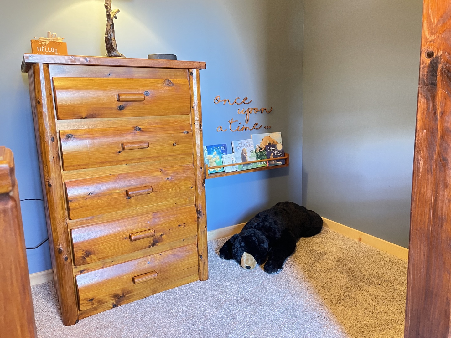 Bears Repeating - Lower-Level Bunk Bedroom Reading Corner