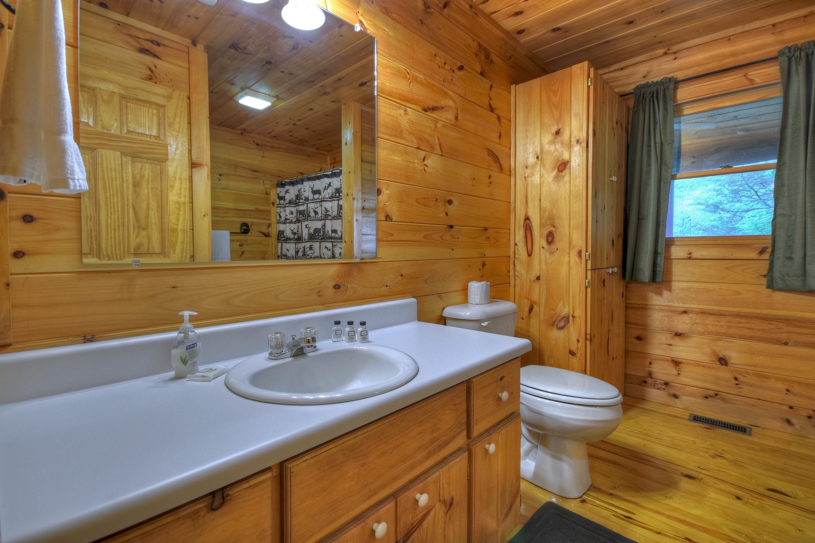 Ole Bear Paw Cabin - Entry Level Full Shared Bathroom