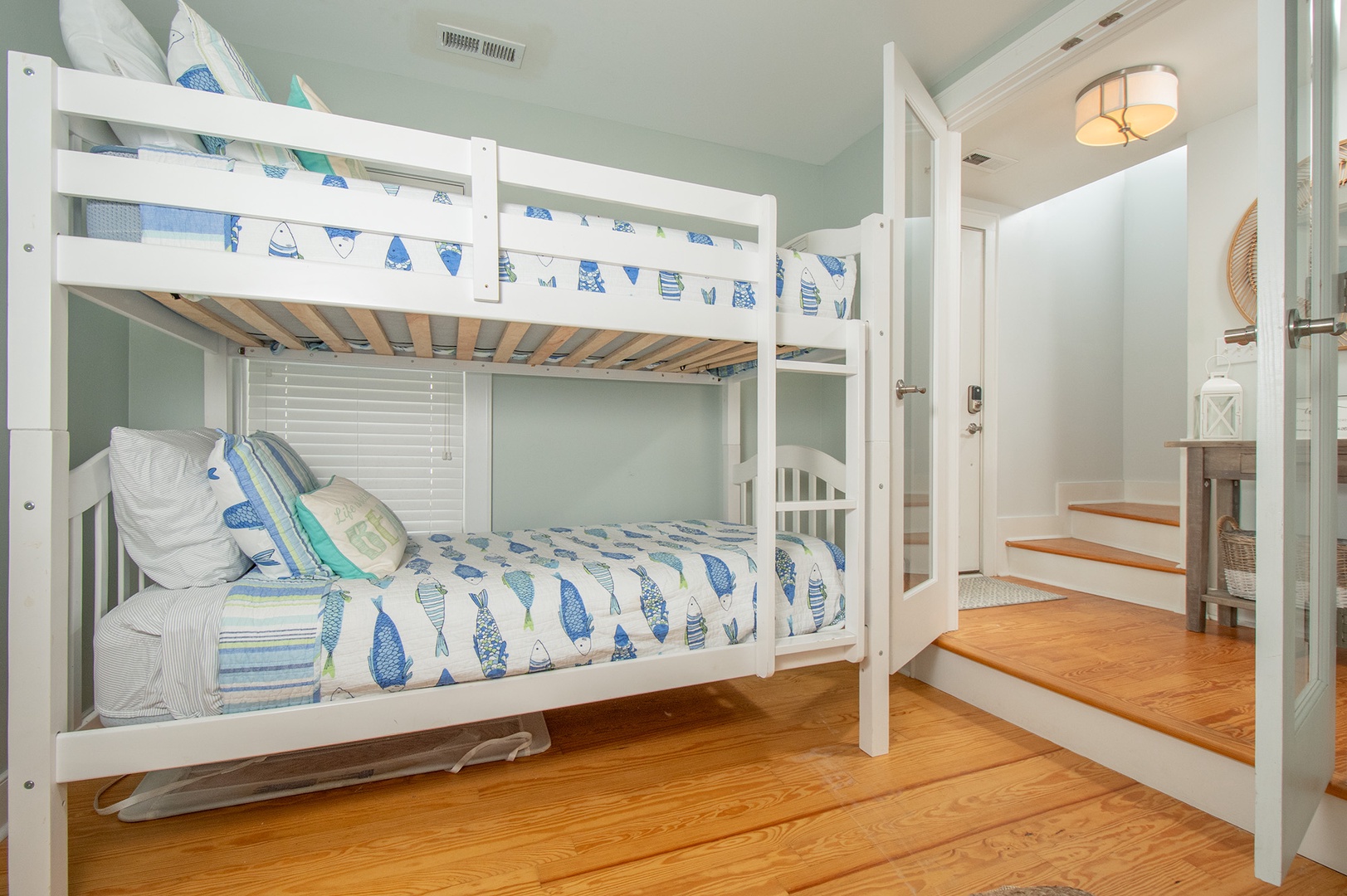 First Floor Bed with Twin Bunks