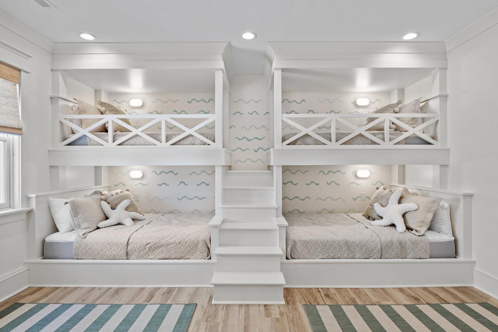 Bunk Room with Built-in Beds
