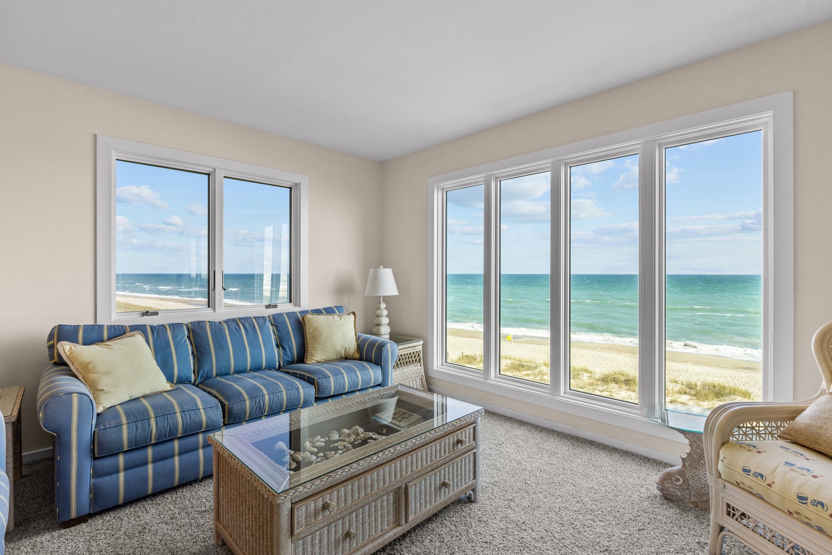 Living Room w/ Ocean Views