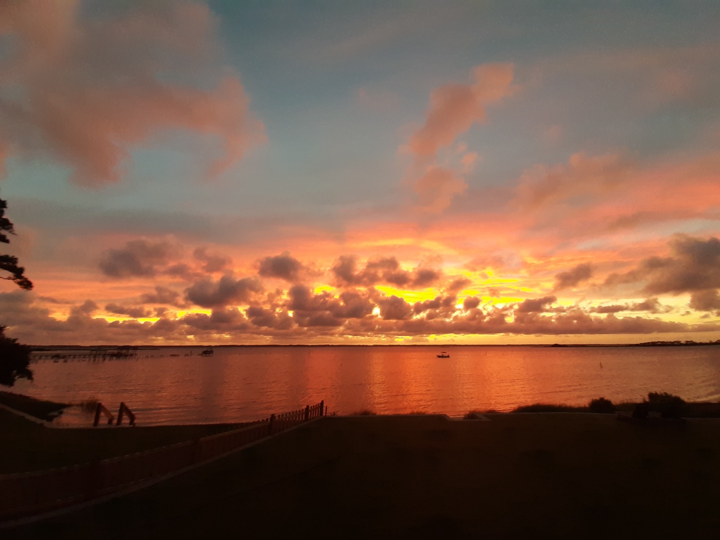 Sunset at Sunset Bay Retreat