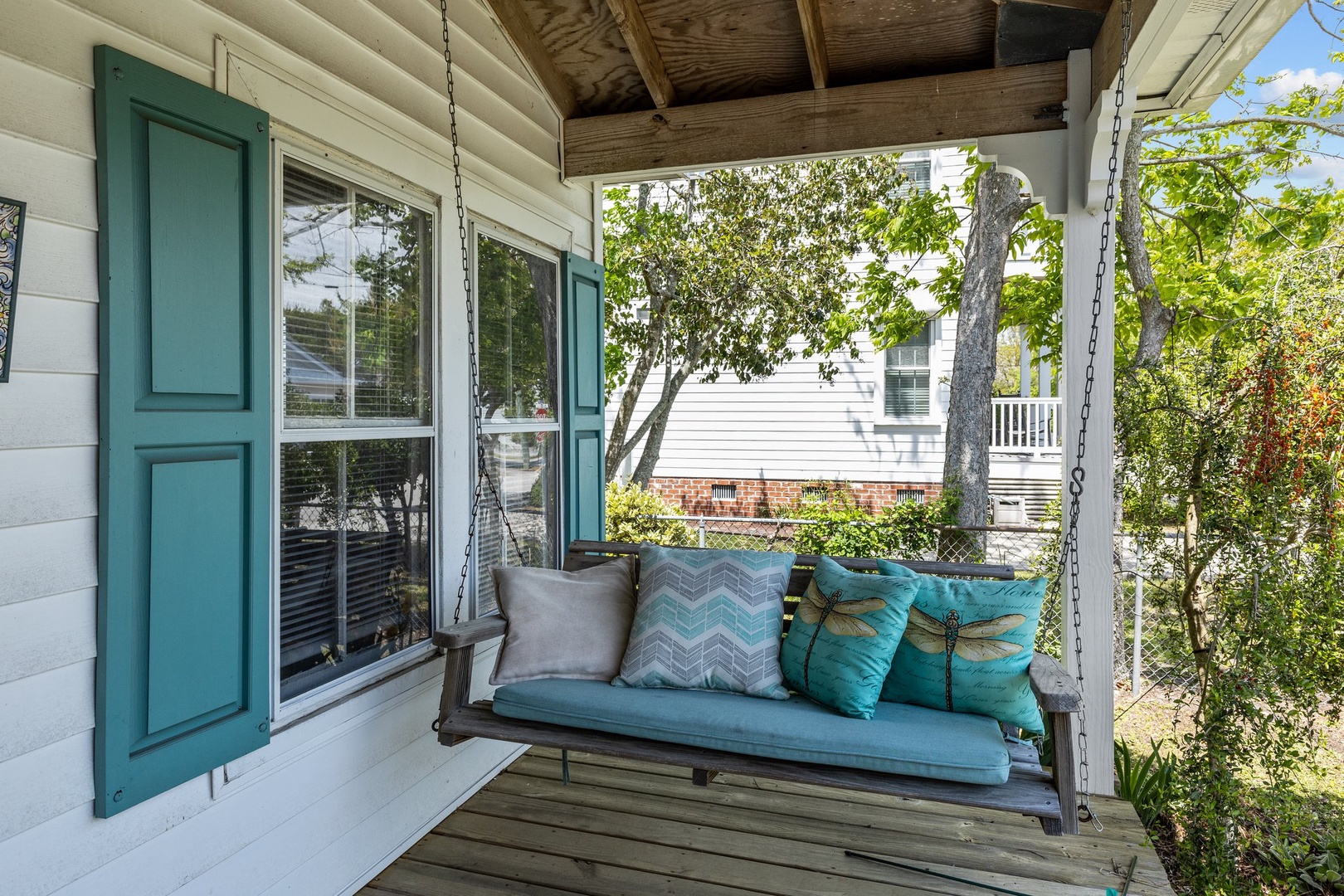 Welcoming Front Porch with Swing