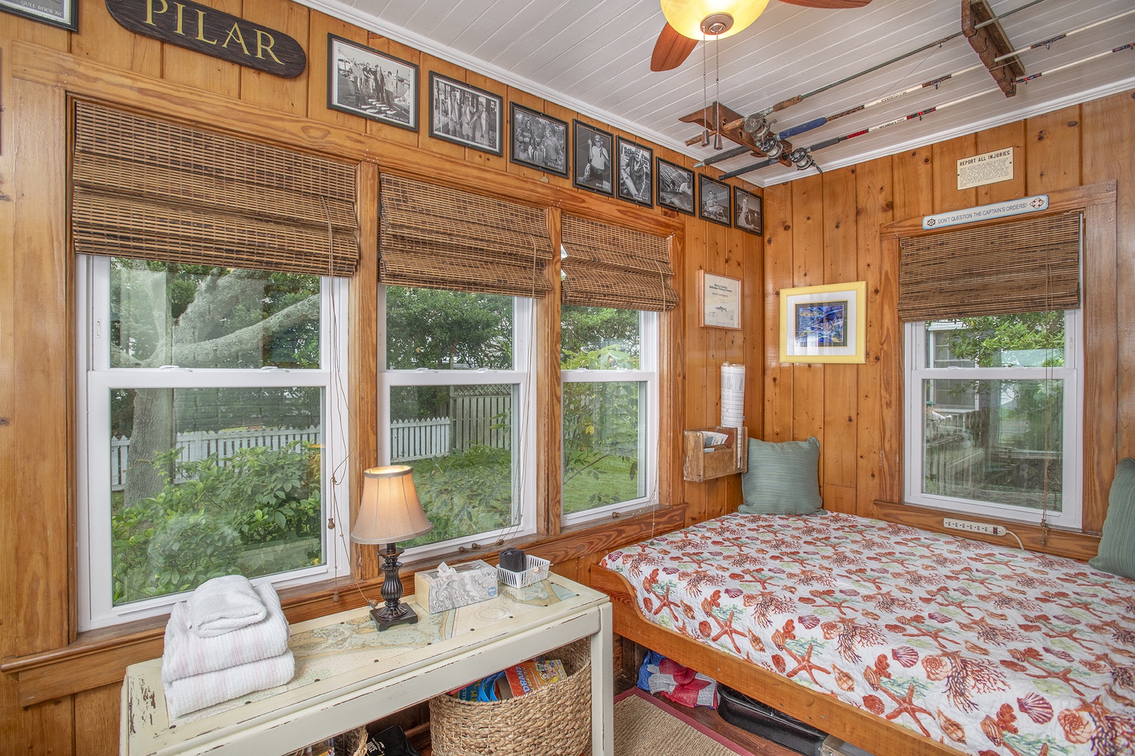 Hemingway Inspired Bonus Room & Full Bed