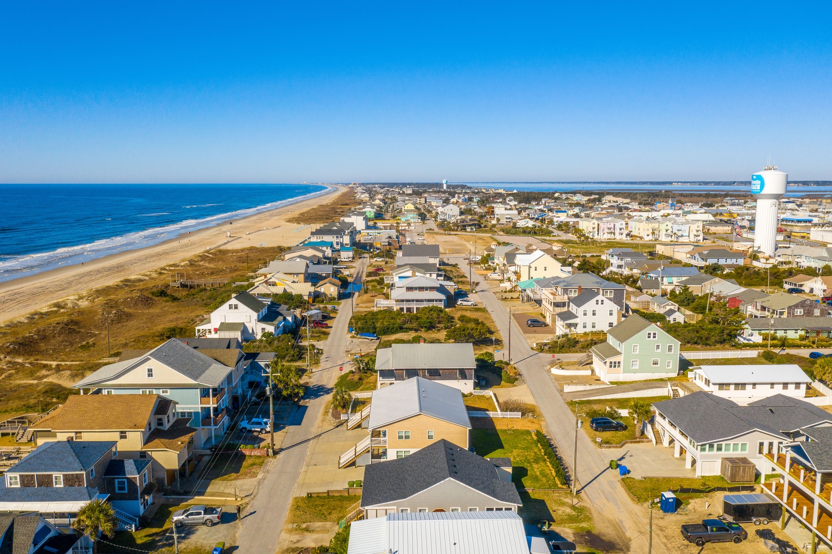 Aerial View of the Crystal Coast