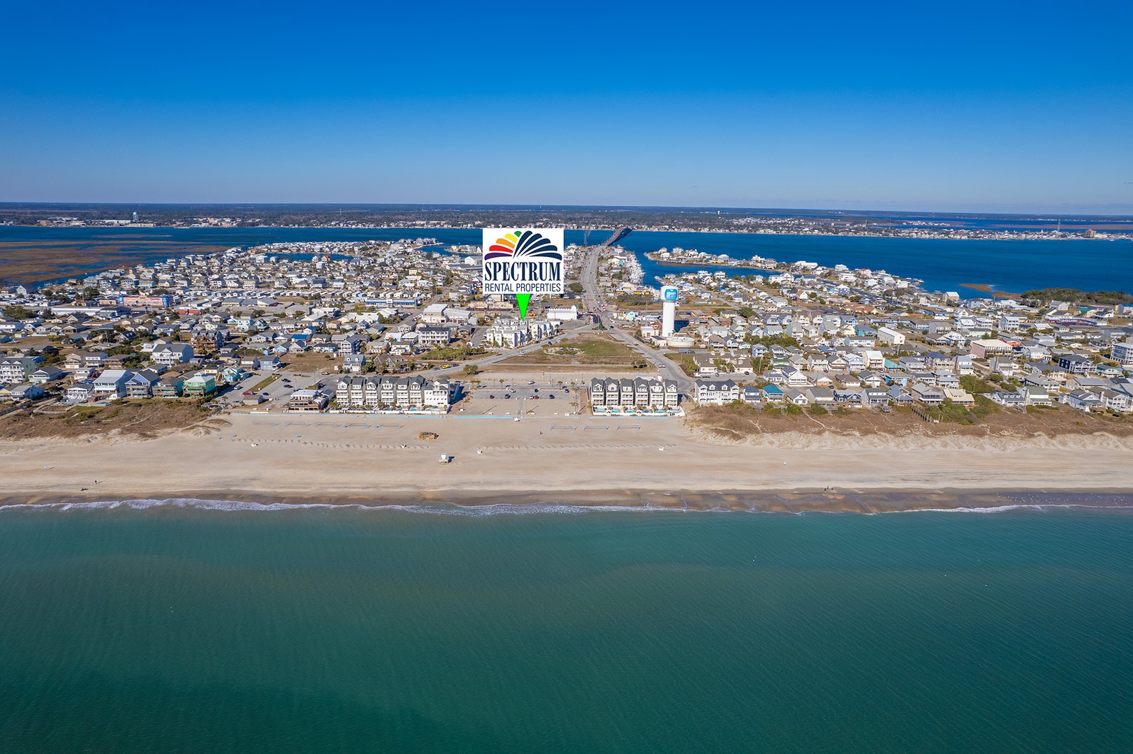 Aerial View of the Crystal Coast