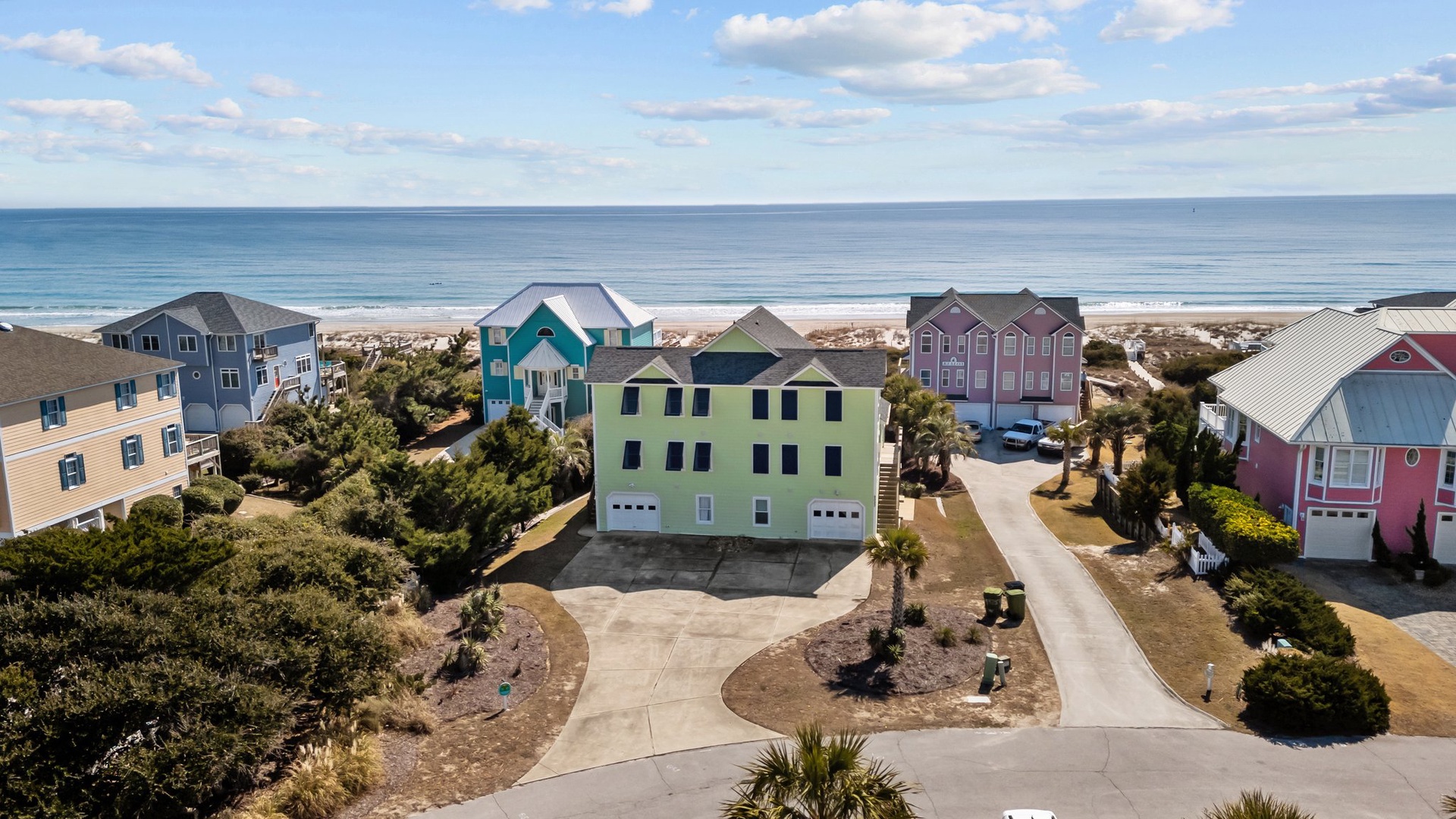 Aerial View of House