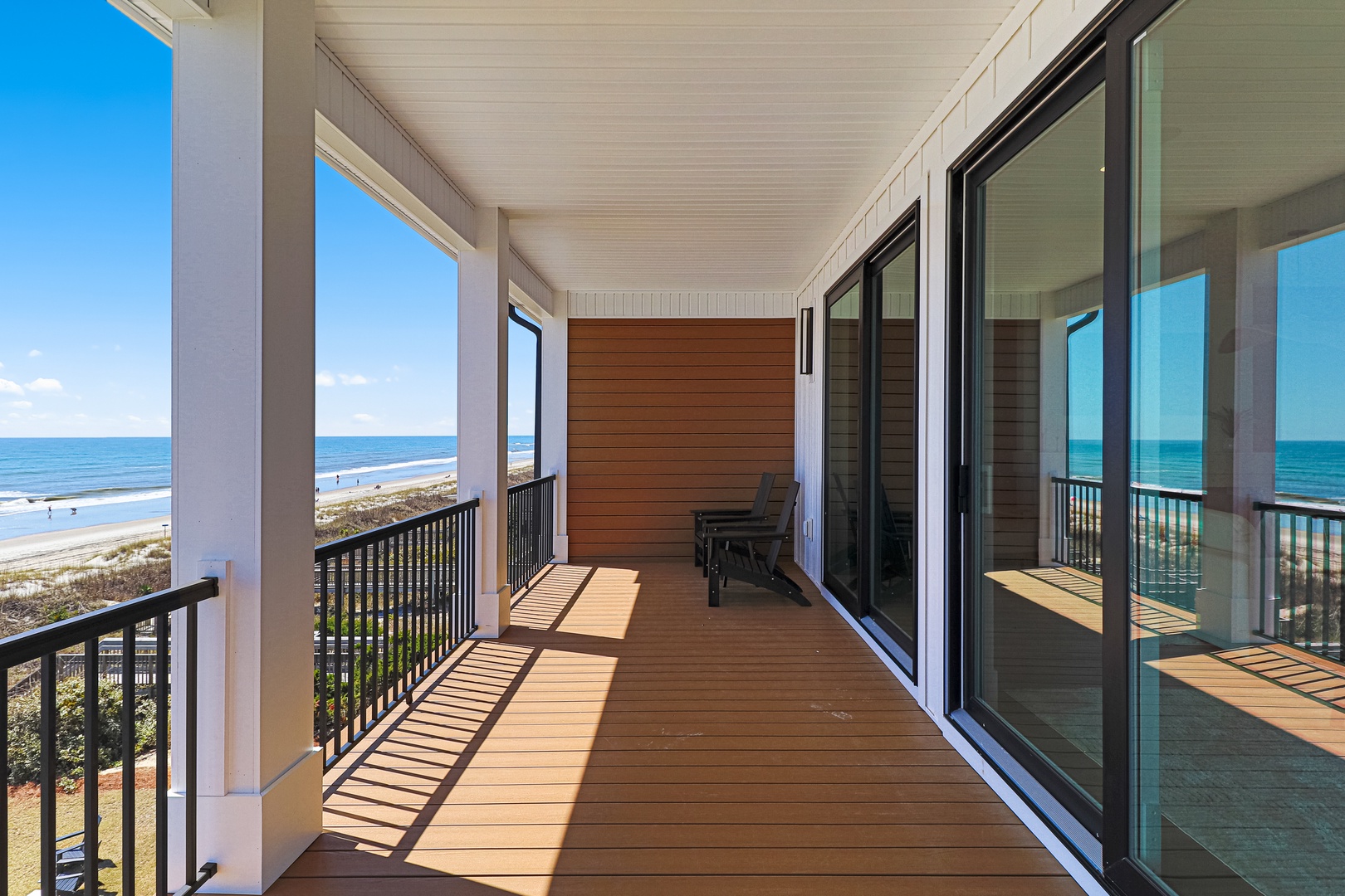Sea Spray East | Covered Oceanfront Deck