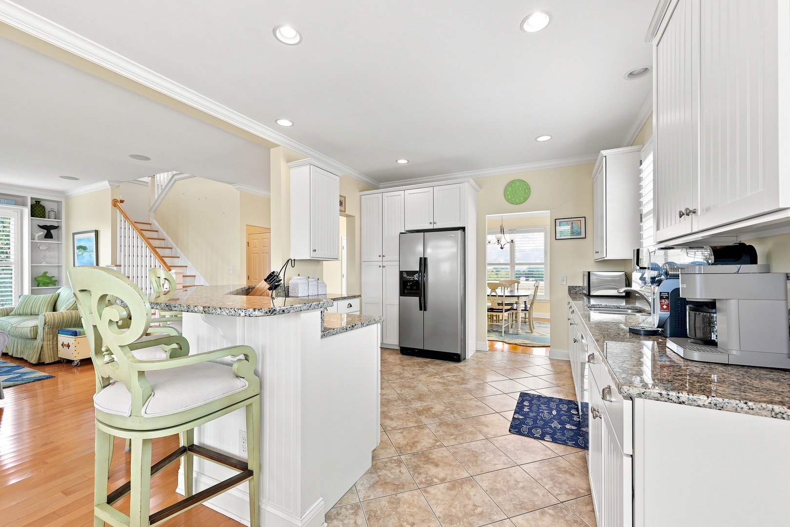 Blue Chair Stays | Kitchen